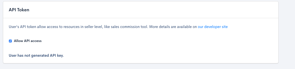 Enable User API Auth